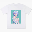Rei Ayanami Horny Aesthetic Anime Printed Men's T-shirt
