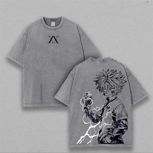 Hunter x Hunter Printed Unisex Washed T-Shirt
