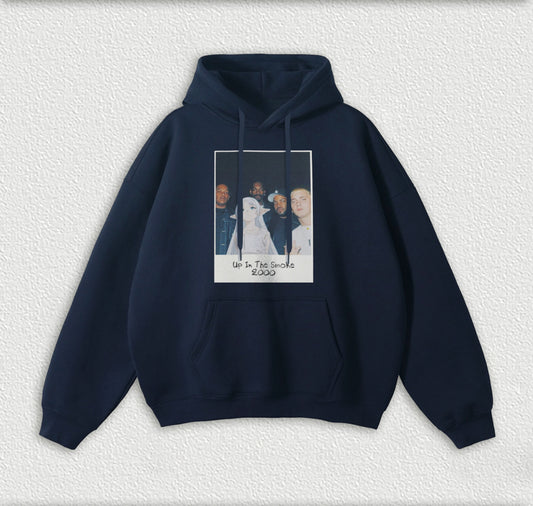 2000 Up In The Smoke Printed Fleece-lined Unisex Hoodie