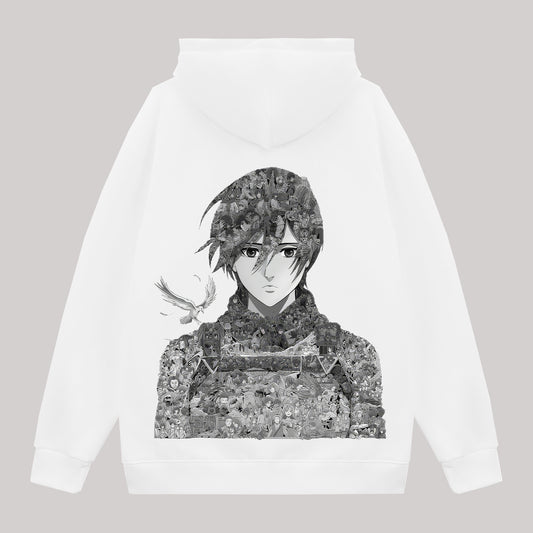 Attack on Titan Mikasa Ackerman Printed Fleece-lined Unisex Hoodie