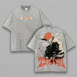 Bleach Printed Unisex Washed T-Shirt