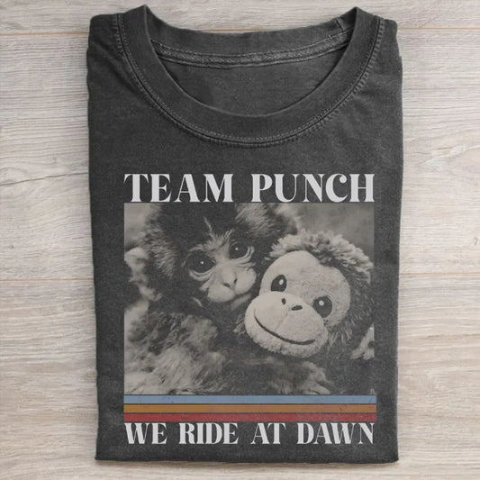 Team Punch-kun Monkey Meme Tee