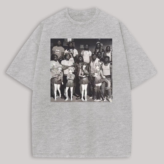 Doki Doki Literature Club! And King Von O'block Printed Oversized Unisex T-shirts