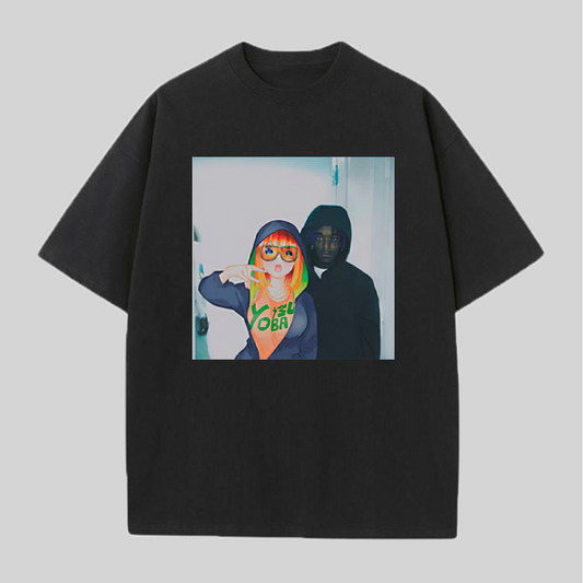 Lil Uzi Vert And Yotsuba Nakano Printed Oversized Unisex T-shirts