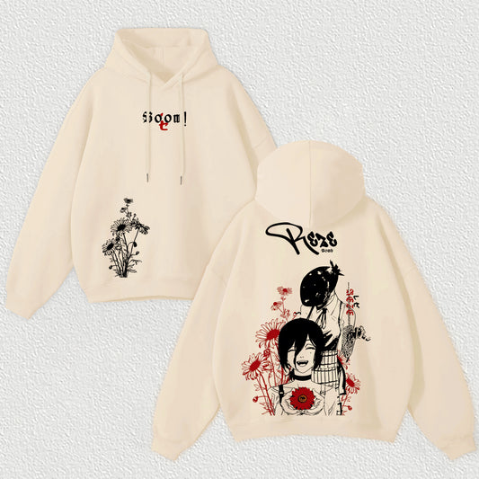 Reze Chainsaw Man Printed Fleece-lined Unisex Hoodie