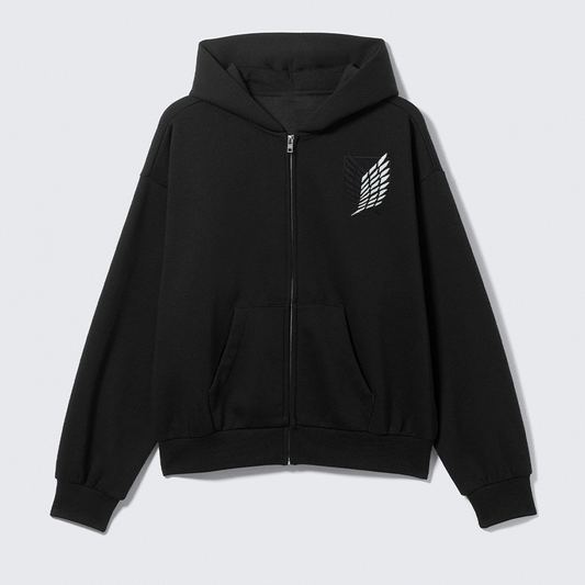 Attack on Titan Wings of Freedom Men's Zip-up Hoodie