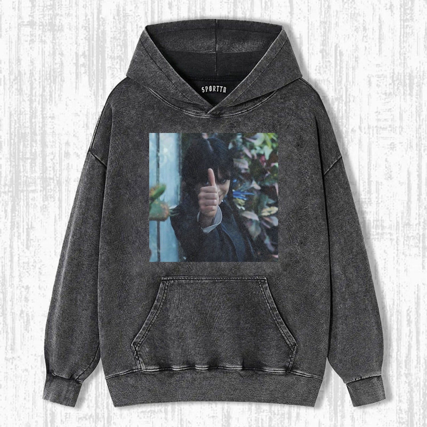 "WEDNESDAY S2 ADDAMS" THEMED V8 T-SHIRT