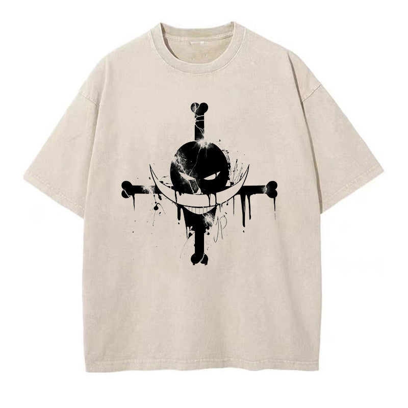 Everyone Is A Child Of The Sea Printed   Washed T-Shirt- Unisex