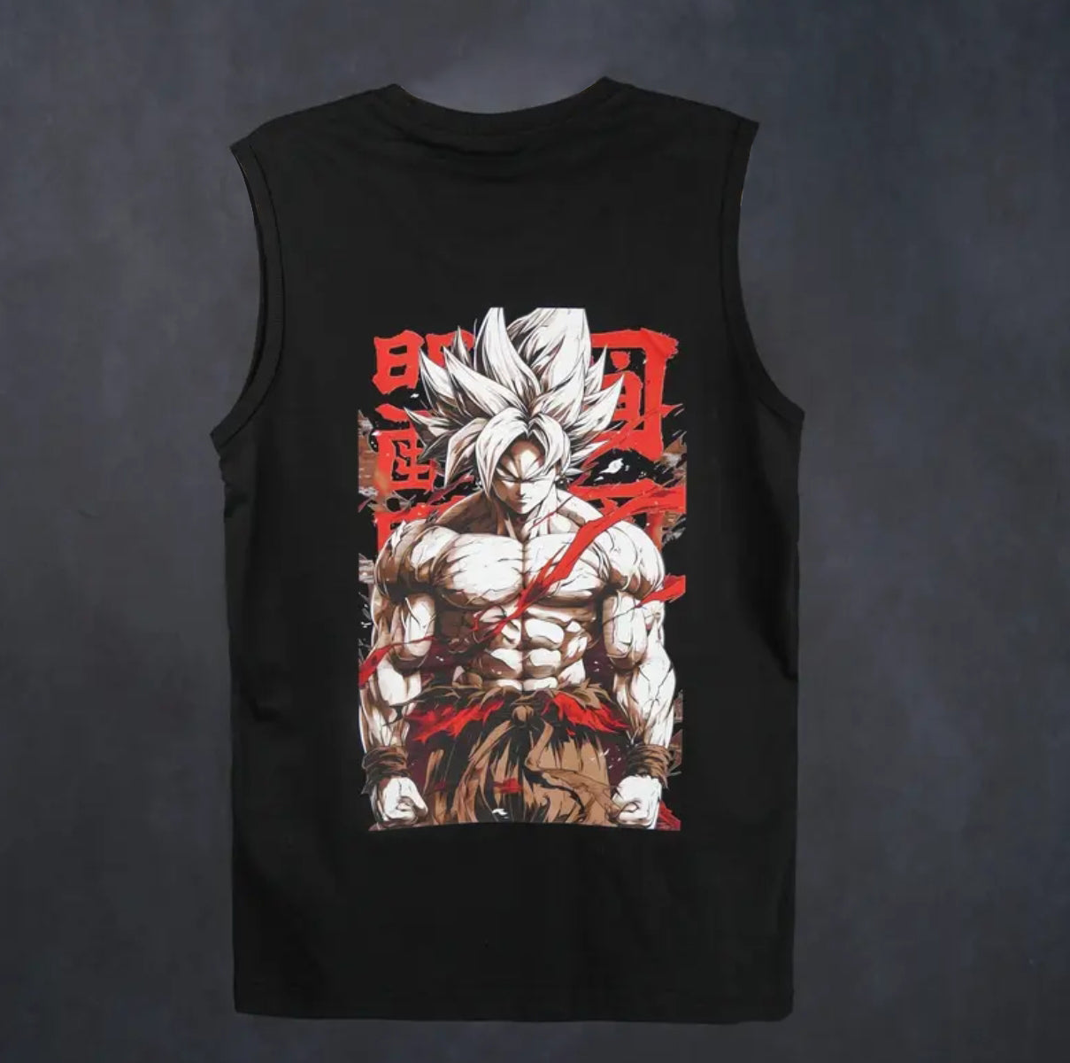 Dragon Ball Goku Saiyan Print Men's Tank