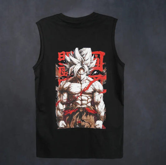 Dragon Ball Goku Saiyan Print Men's Tank