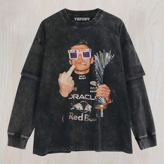 FORMULA 1 MAX VERSTAPPEN LAYERED LONG SLEEVE