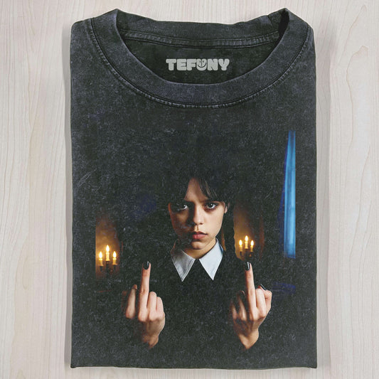 WEDNESDAY S2 ADDAMS THEMED T-SHIRT V3