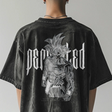 Dragon Ball Super Goku Perfected Oversize Washed T-Shirt- Unisex