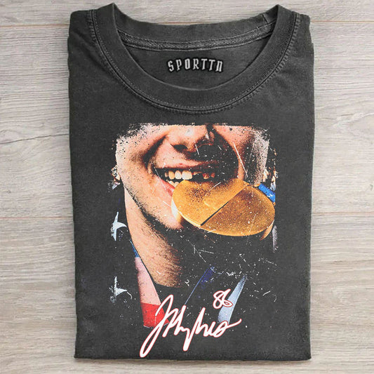 Jack Hughes Champion USA Tee